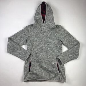 Eddie Bauer Womens Hoodie Gray Heathered XS